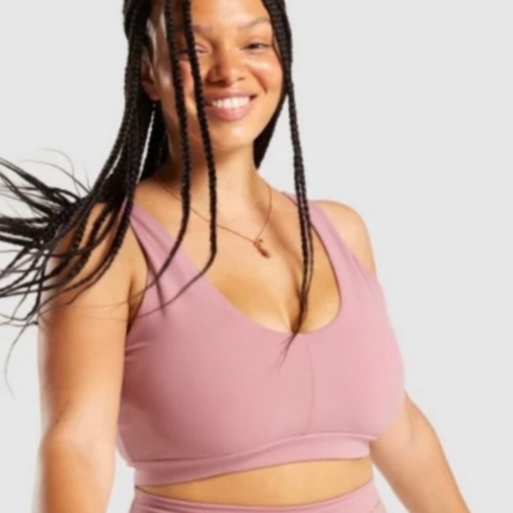 Gymshark x Whitney Simmons Sports Bra in pink haze